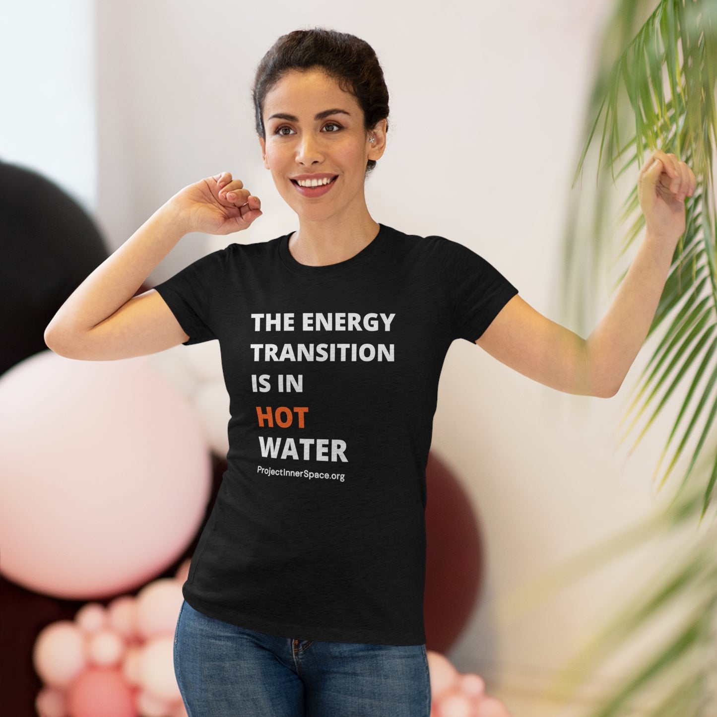 The Energy Transition Is In Hot Water - Women's T-Shirt