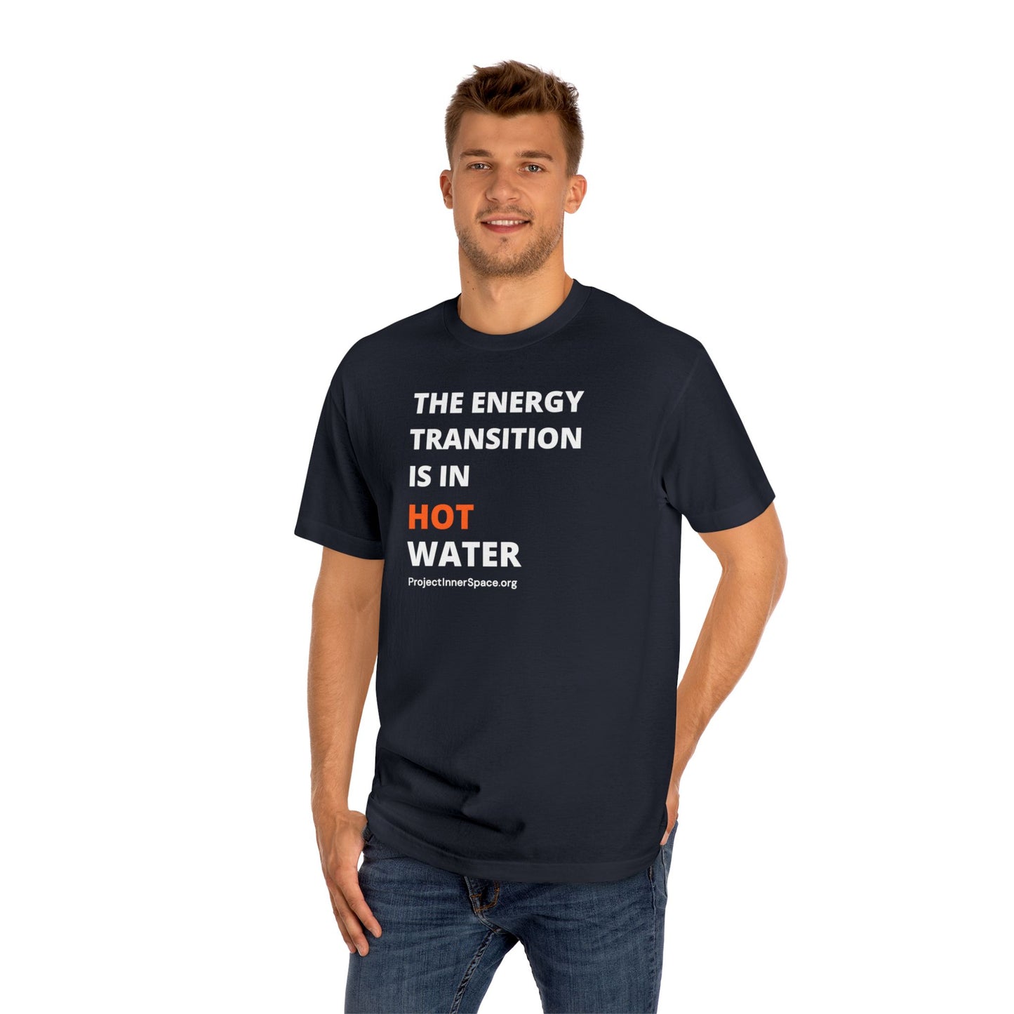 The Energy Transition Is In Hot Water - Men's T-Shirt