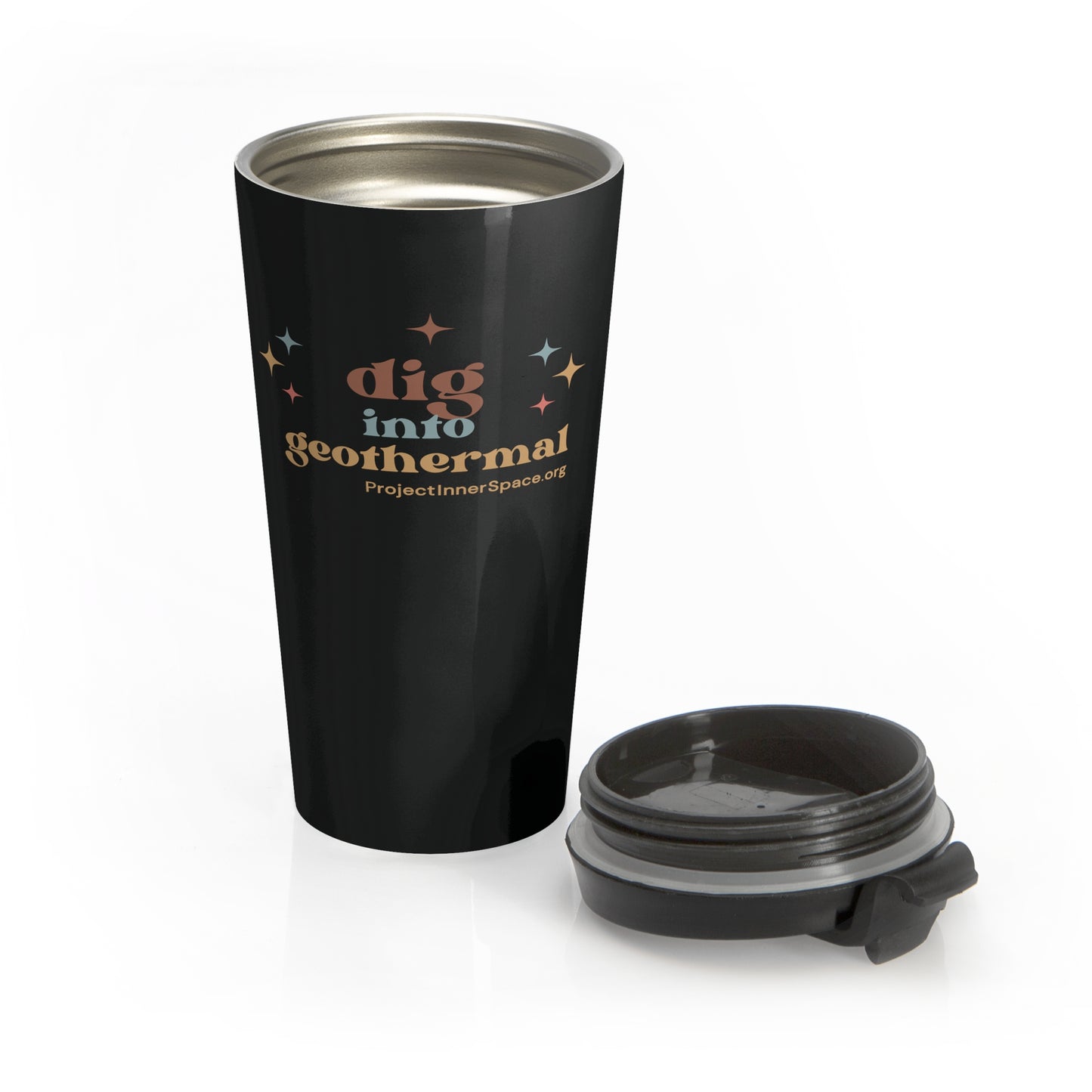 Dig Into Geothermal - Travel Mug